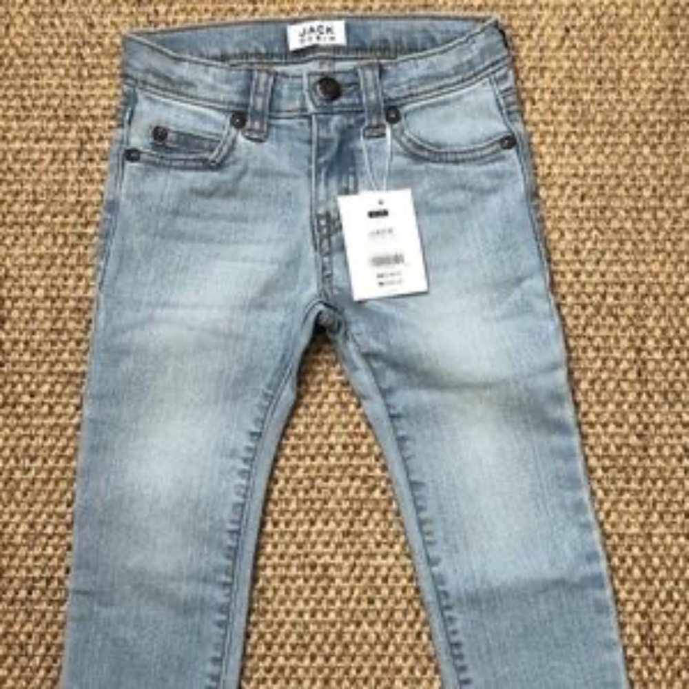 Janie and Jack Boys Slim Jean in Finley Wash